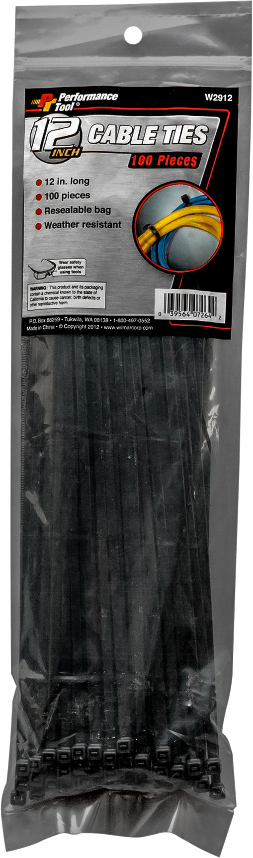 CABLE TIE 12" 100/PACK