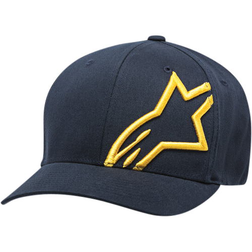 CORP SHIFT 2 CURVED BRIM HAT NAVY/GOLD SM/MD
