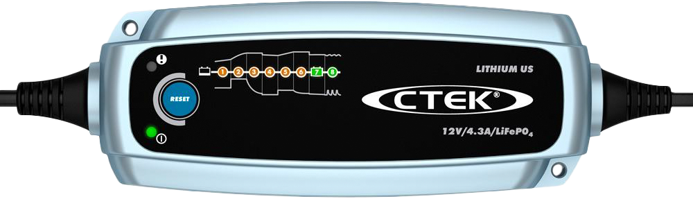 BATTERY CHARGER LITHIUM US 12V