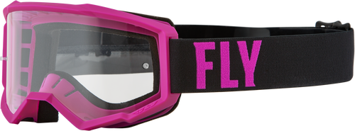 FOCUS GOGGLE PINK/BLACK W/ CLEAR LENS
