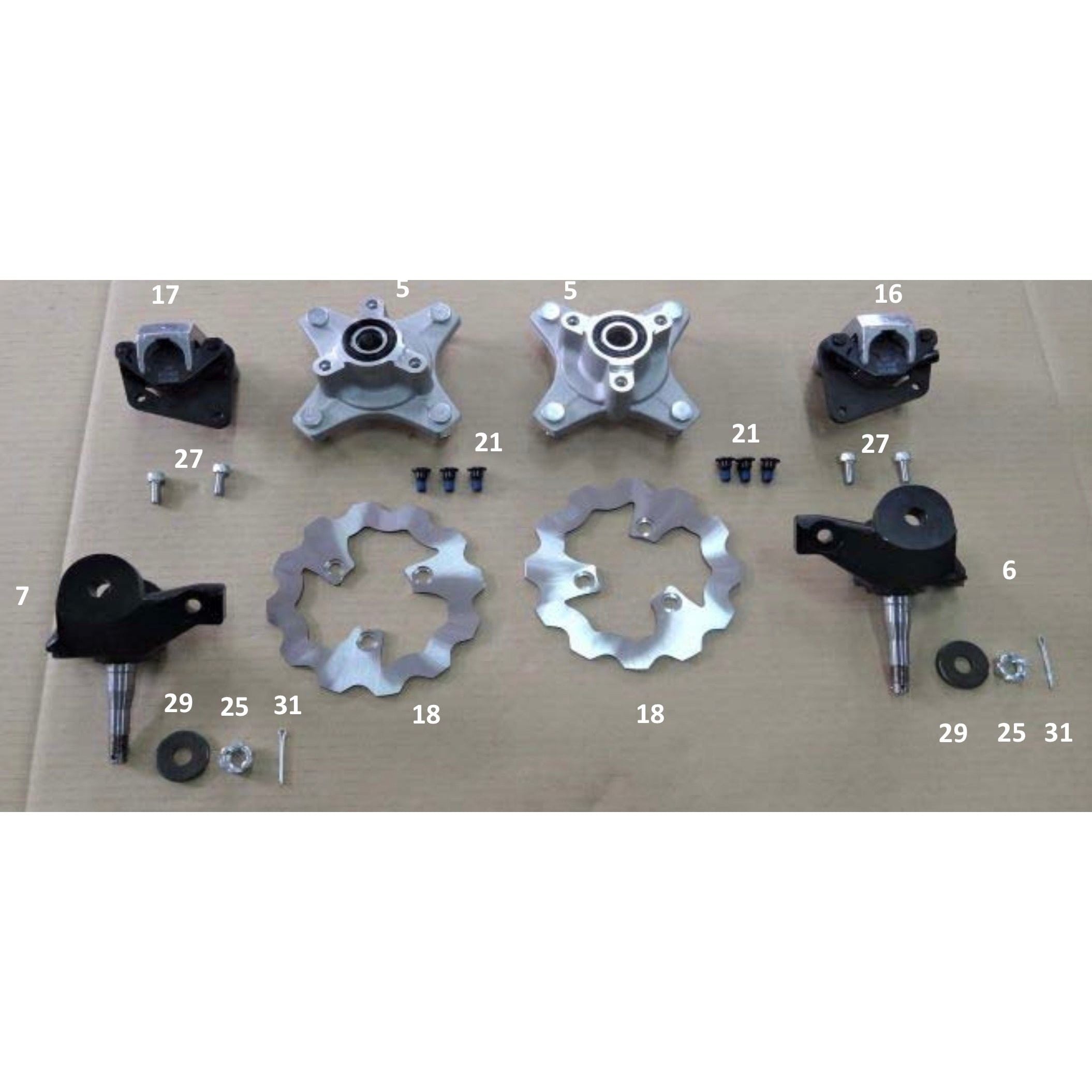 #6 Right Front Spindle  (R. Knuckle)