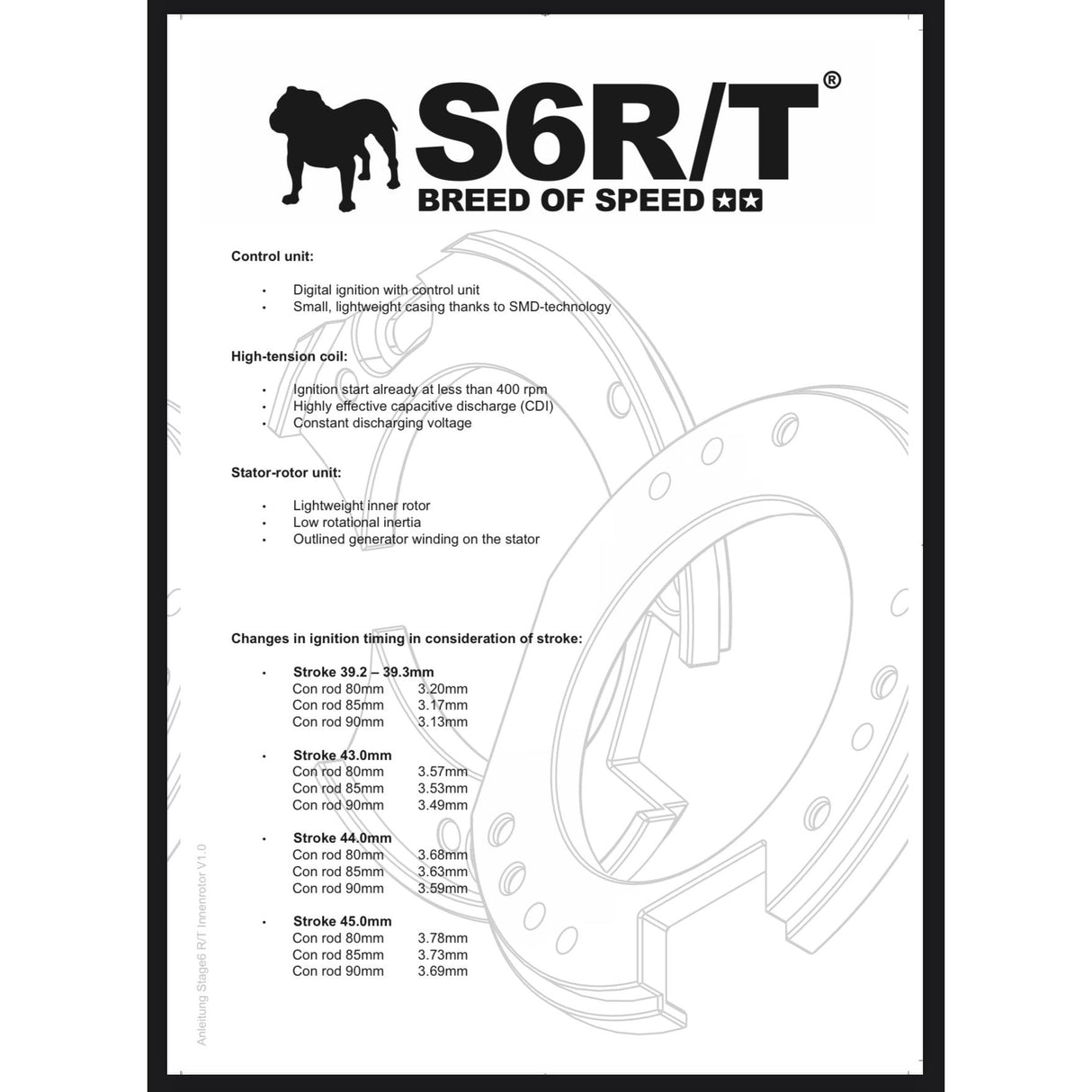 INNER ROTOR PVL IGNITION STAGE6 R/T - MK1 (SMALL TAPER)