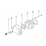 DRR - AIR COOLED 90cc Top End Parts