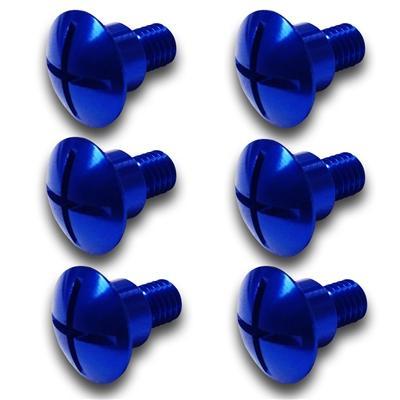 Yamaha Factory Aluminum Fork Guard Bolts Blue Yamaha 2005-2019 - G-FORCE POWERSPORTS