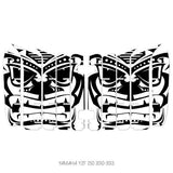 Yamaha YZF 250 Radiator Louver Graphics 2010-2019 - G-FORCE POWERSPORTS